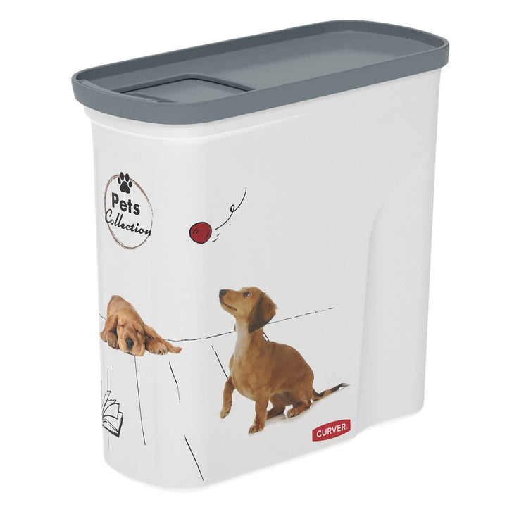 Recipient stocare mancare, pentru animale, Curver PetLife, 2 L