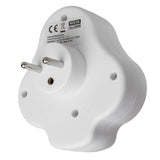 Priză electrică Maclean, prelungitor cu 2 prize și USB A/C 2,4 A, tip E, 2x16 A, MCE336 E