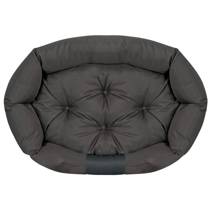 Pat pentru caini Aio Factory Prestige, 75 x 50 cm, negru, impermeabil