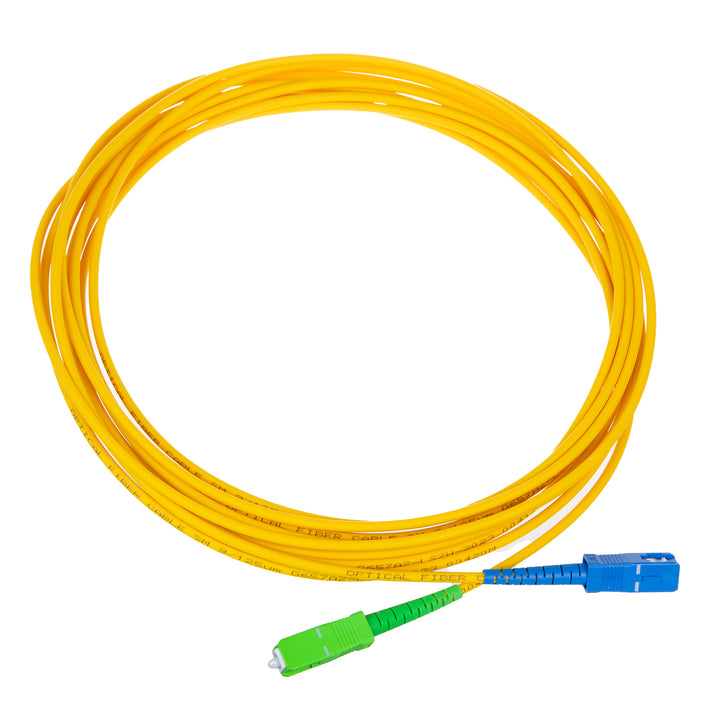 Cablu fibra optica Patchcord SC/APC-SC/UPC Maclean MCTV-403, 5 m, multicolor