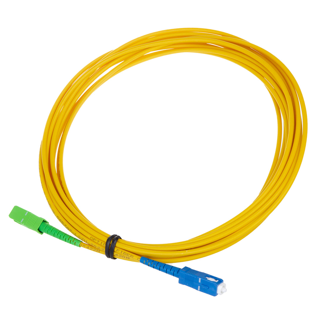 Cablu fibra optica Patchcord SC/APC-SC/UPC Maclean MCTV-403, 5 m, multicolor