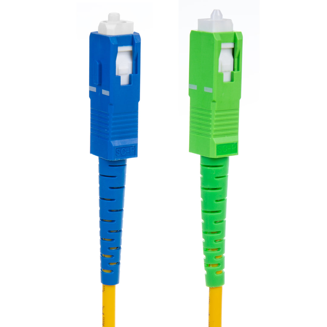 Cablu fibra optica Patchcord SC/APC-SC/UPC Maclean MCTV-403, 5 m, multicolor