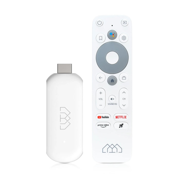 Media player Homatics Stick HD, Android TV 11, Chromecast, 32GB, alb