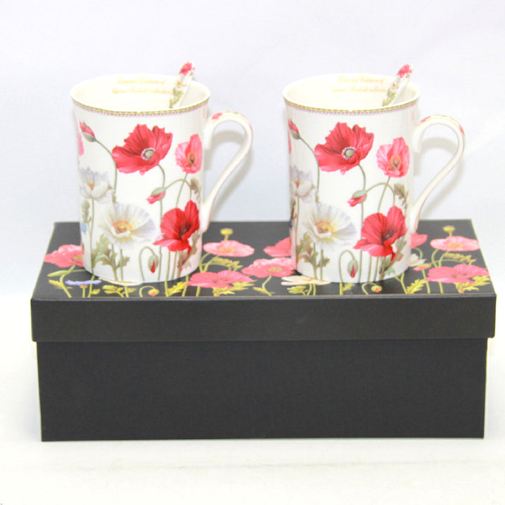 Set de 2 cani pentru cafea sau ceai, Queen Isabell