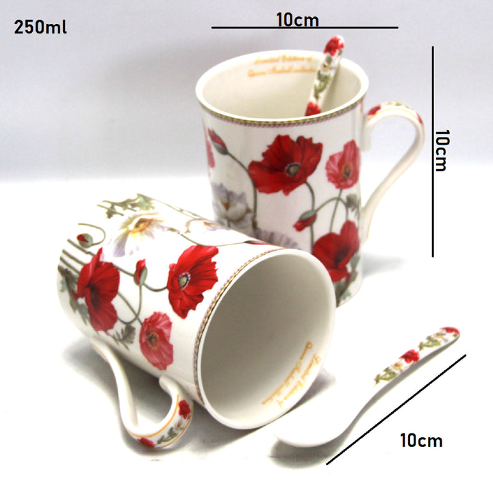 Set de 2 cani pentru cafea sau ceai, Queen Isabell