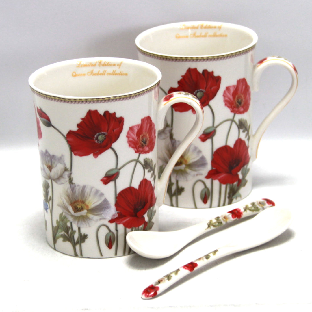 Set de 2 cani pentru cafea sau ceai, Queen Isabell