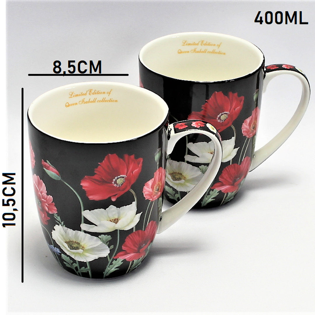 Set de 2 cani pentru cafea sau ceai, Queen Isabell