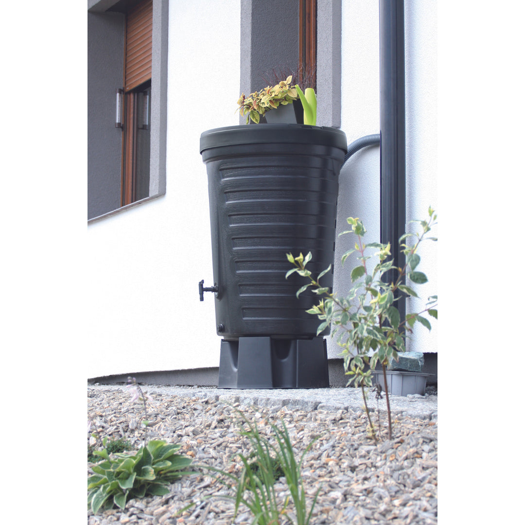 Rezervor apa de ploaie Raincan, plastic, negru, 210L
