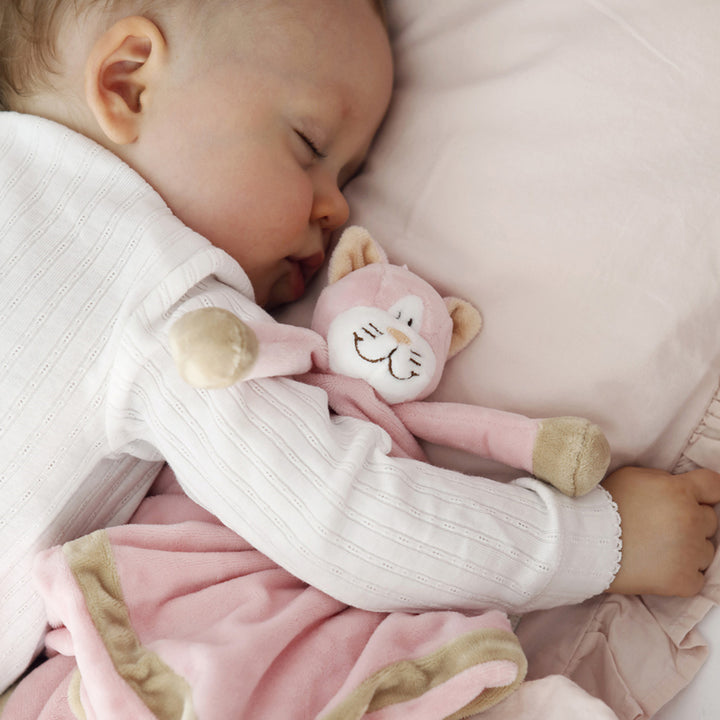 Paturica senzoriala Diinglisar, pisica roz, 35 cm. 0+