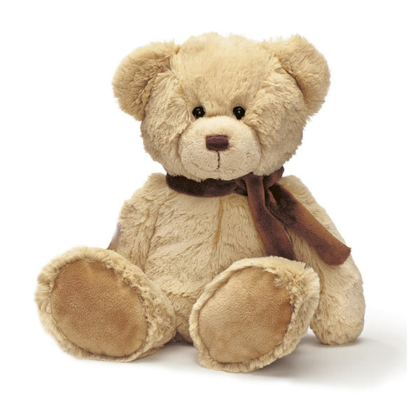 Jucarie de plus Ursulet Eddie, 34 cm, maro, placut la atingere