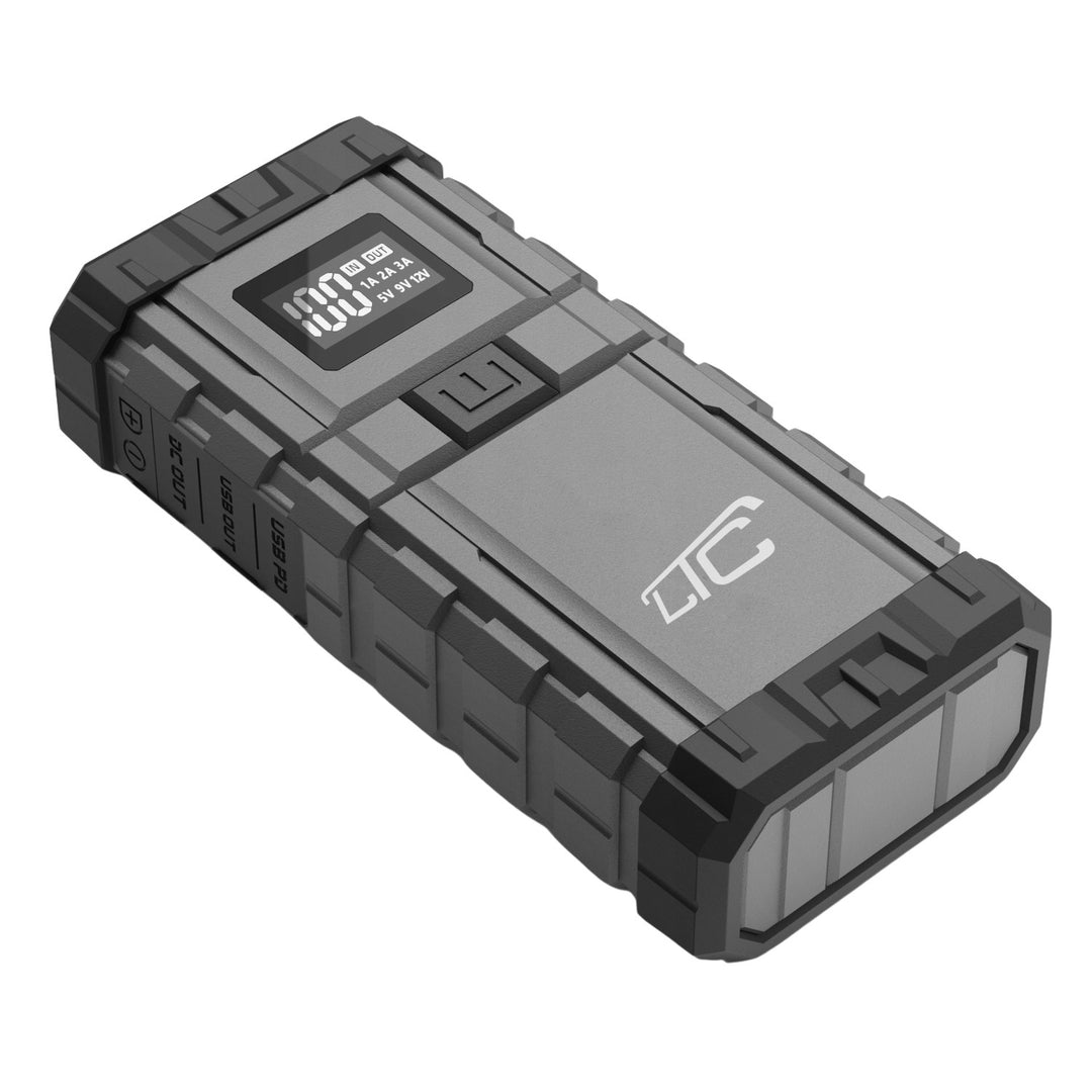 Starter auto Jump Starter, 24000mAh/2500A, negru QC Type-C PD 65W/USB OUT 3A DC 12V