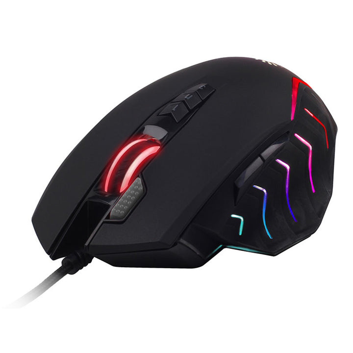 Mouse de gaming A4TECH, USB, 8000 DPI, glisante metalice, J95 RGB Pixart (Activat)