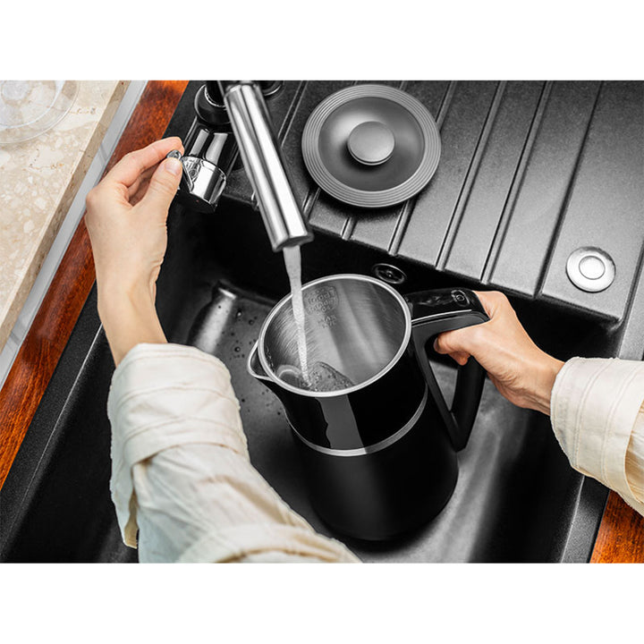 Ceainic fără fir cu control al temperaturii și pereți dubli LAFE 1.7L CEG020 negru