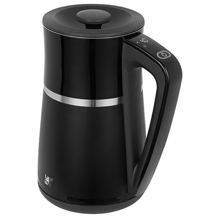 Ceainic fără fir cu control al temperaturii și pereți dubli LAFE 1.7L CEG020 negru