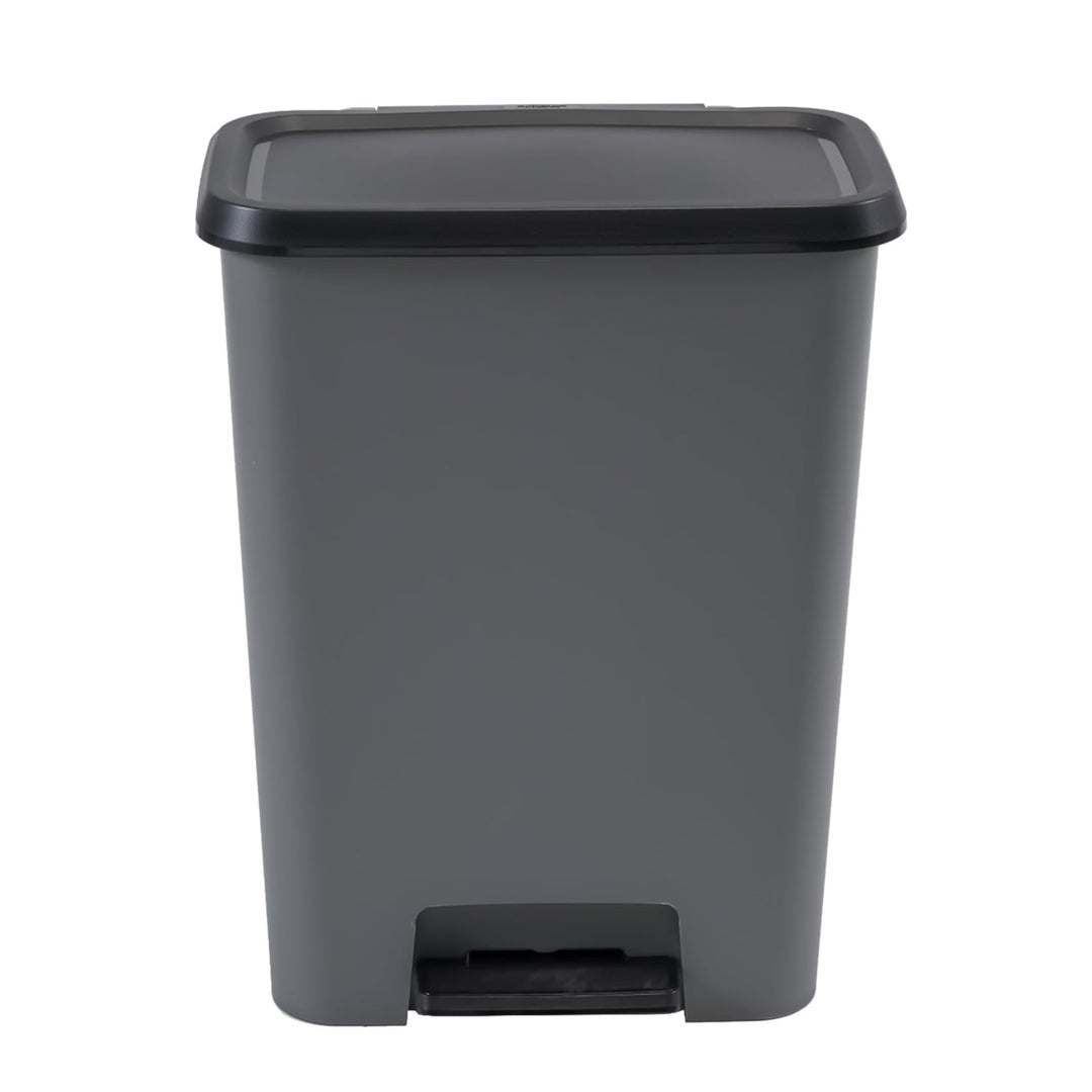 Coș de gunoi Curver, cu pedală, capacitate 2x23 l, Compatta Duo