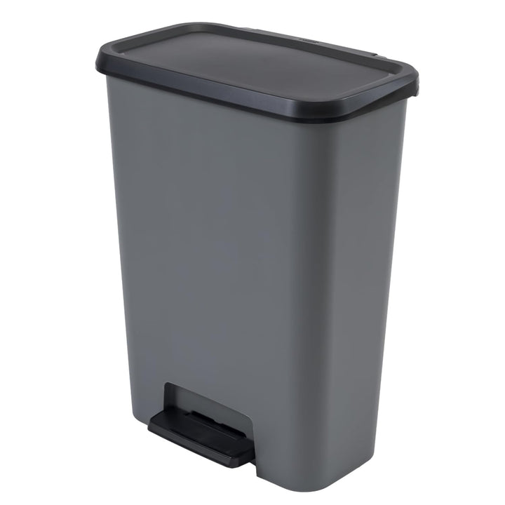Coș de gunoi Curver, cu pedală, capacitate 2x23 l, Compatta Duo
