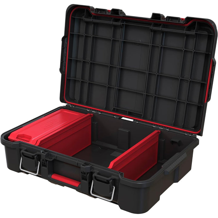 Trusă de scule Keter, compartimente detașabile, organizator, negru, Stack'N'Roll 253382