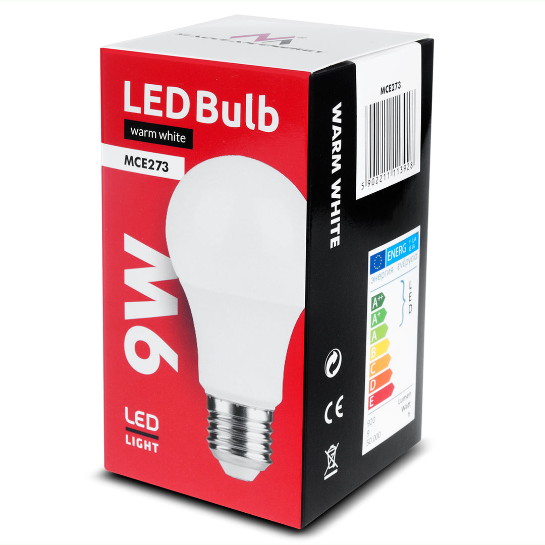 Corp de iluminat de perete Maclean, cu senzor PIR, max. 60W, 180°, MCE33B + LED 9W