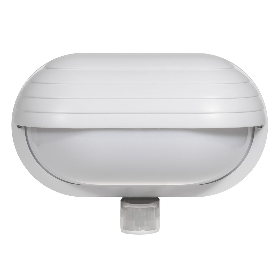 Corp de iluminat de perete Maclean, cu senzor PIR, max. 60W, 180°, MCE33 W + LED 9W