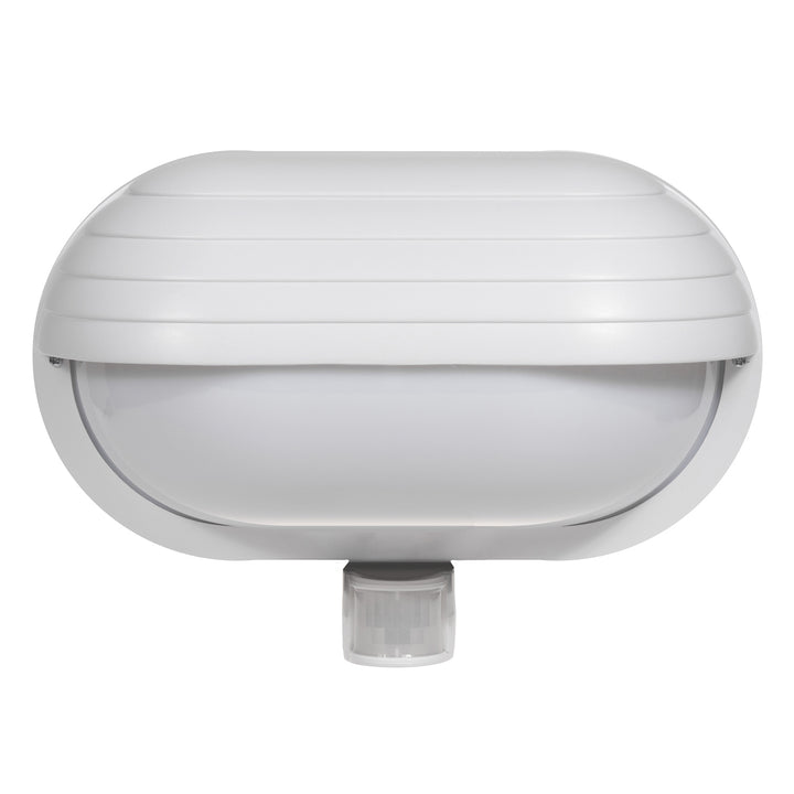 Corp de iluminat de perete Maclean, cu senzor PIR, max. 60W, 180°, MCE33 W + LED 9W