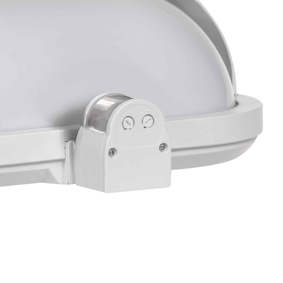 Corp de iluminat de perete Maclean, cu senzor PIR, max. 60W, 180°, MCE33 W + LED 9W