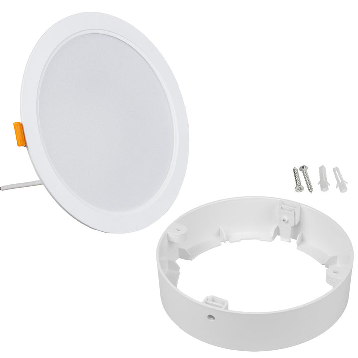 Maclean Panou de tavan cu LED-uri, montaj încastrat SLIM, 18W, alb neutru 4000K, 170*26mm, 1800 lm, MCE372 R + adaptor pentru montare pe suprafață MCE377 R