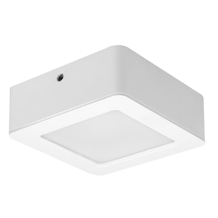 Maclean Panou de plafon cu LED-uri, montaj încastrat SLIM, 9W, alb neutru 4000K, 120*120*26mm, 900lm, MCE373 S + adaptor pentru montare pe suprafață MCE378 S