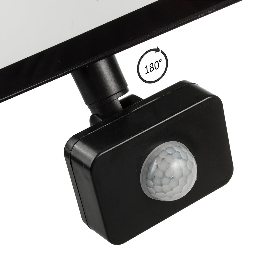 2x proiector cu LED cu detector de mișcare Maclean, subțire 50W, 4000lm, alb rece (6000K), IP44, MCE650 CW PIR