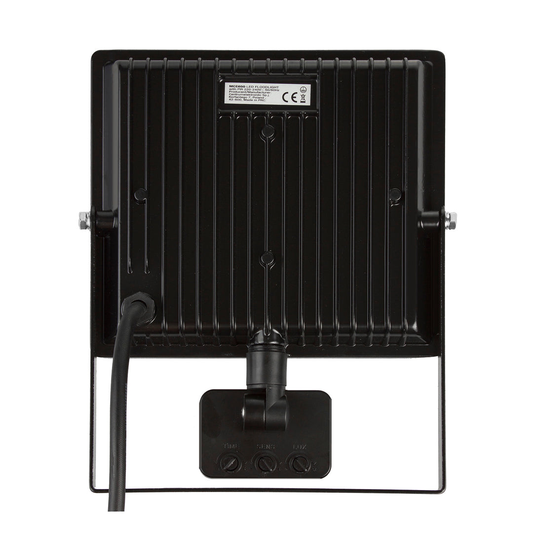 2x proiector cu LED cu detector de mișcare Maclean, subțire 50W, 4000lm, alb rece (6000K), IP44, MCE650 CW PIR