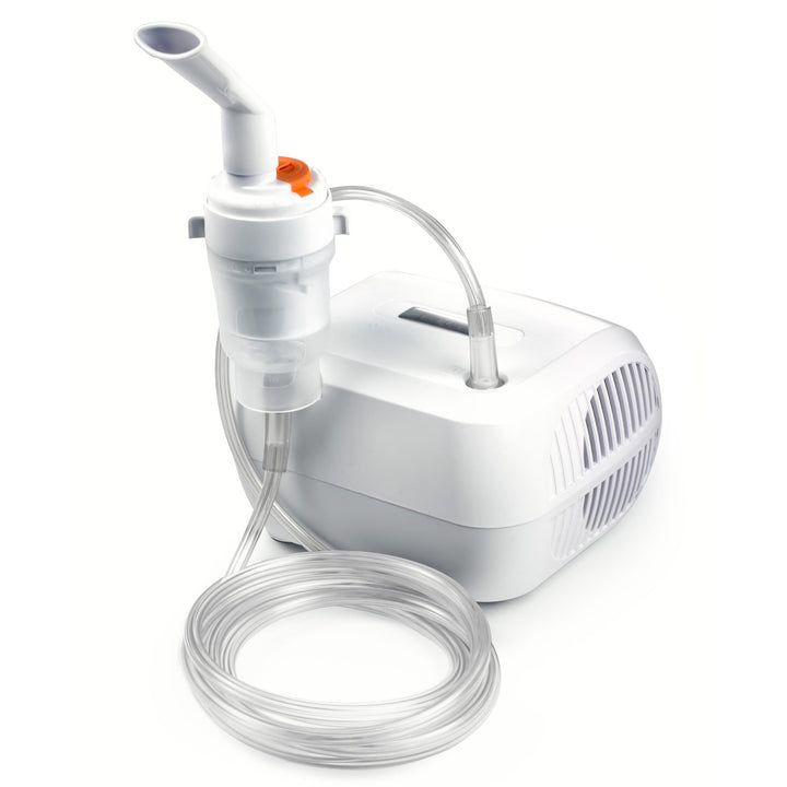 Little Doctor LD-220mC inhalator, inhalator electric, nebulizator cu piesa de gură și mască pentru adulți și copii, trei moduri de funcționare