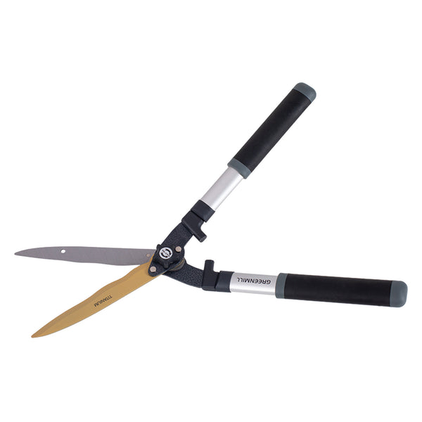 Foarfecă de tuns gard viu Greenmill, lamă ondulată, oțel călit, 23 cm, UP0085T