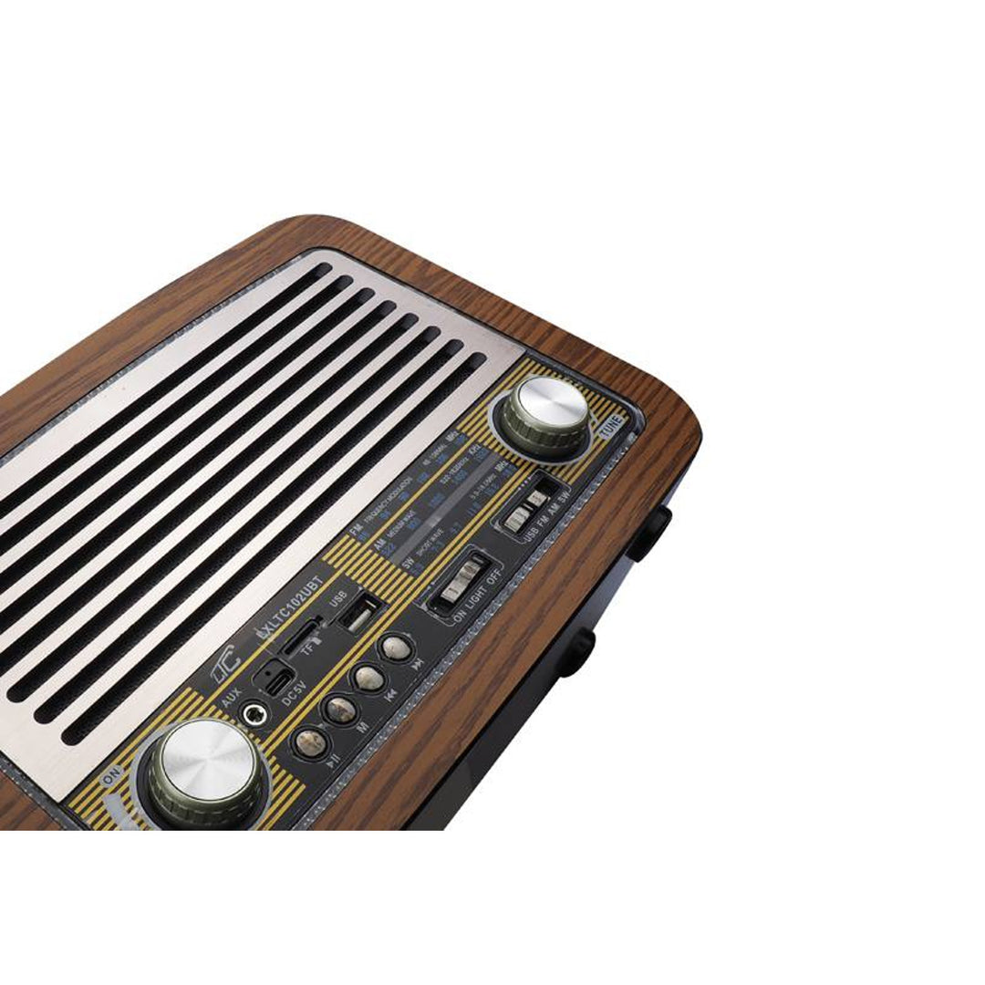 Radio portabil LTC, antenă telescopică, Bluetooth, FM/AM/SW, Olza Retro