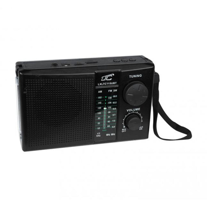 Radio portabil LTC, Bluetooth, FM/AM/SW, panou solar, LXLTC115UBT