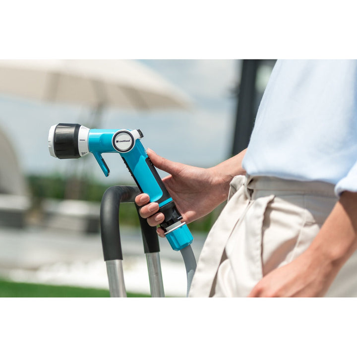 Set de grădină Cellfast, cărucior, furtun de 20 m 3/4, aspersor, fitinguri, EXPLORER